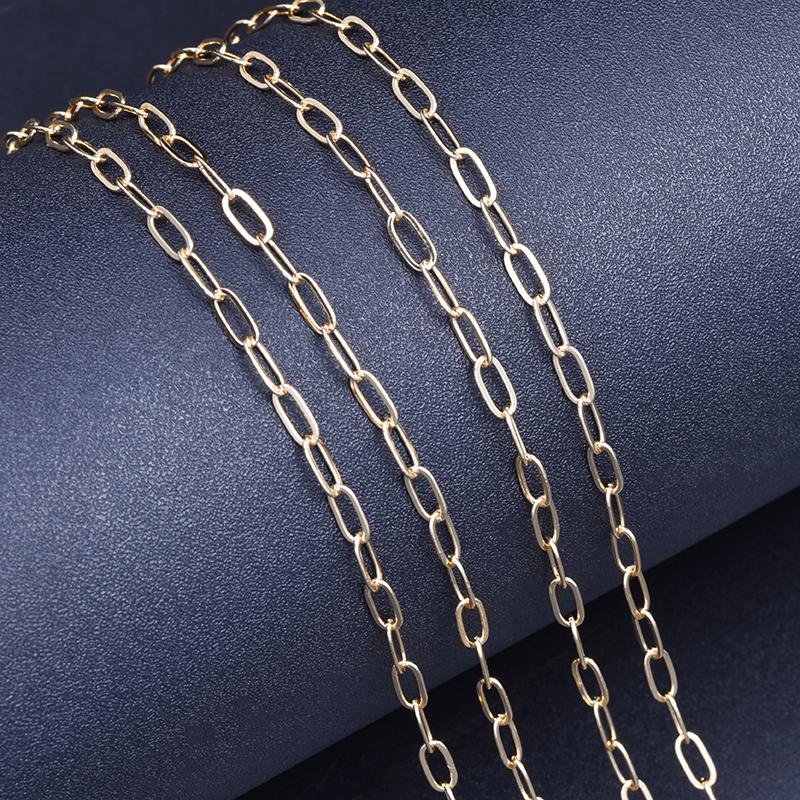 Pendant Necklaces 1Meter Stainless Steel Round O Shaped Rolo Cable Oval Link Bulk Chain Making Diy Wallet Women Choker Jewelry 
Pendant Necklaces 1Meter Stainless Steel Round O Shaped Rolo Cable Oval Link Bulk Chain Making Diy Wallet Women Choker Jewelry