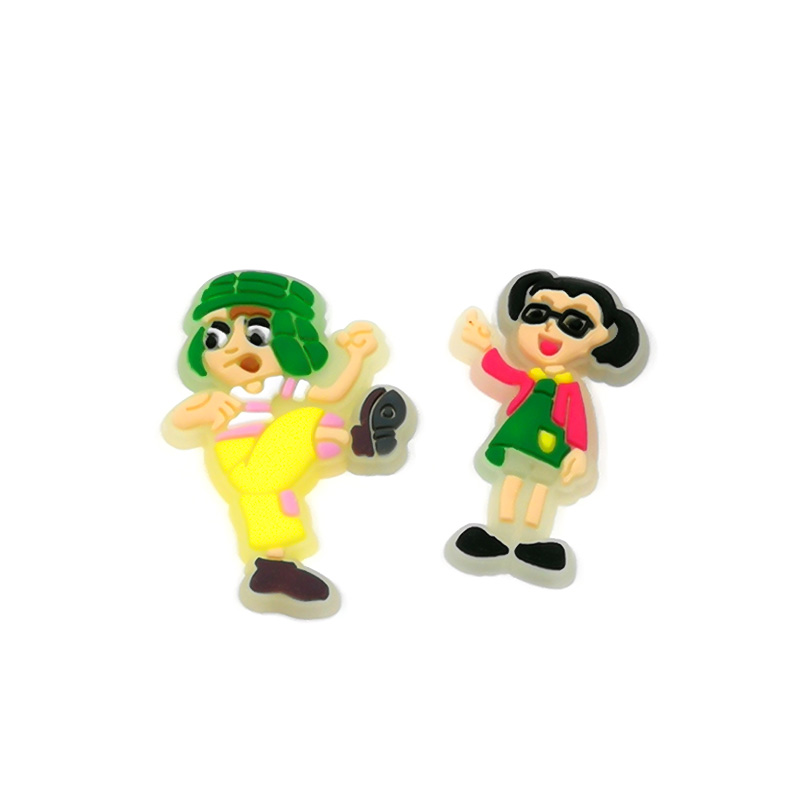 MOQ=20pcs + El Chavo glow luminous shoe charms wholesale jibitz for croc soft rubber PVC charm accessories promotional gift plastic ornament, White;pink
MOQ=20pcs + El Chavo glow luminous shoe charms wholesale jibitz for croc soft rubber PVC charm accessories promotional gift plastic ornament, White;pink