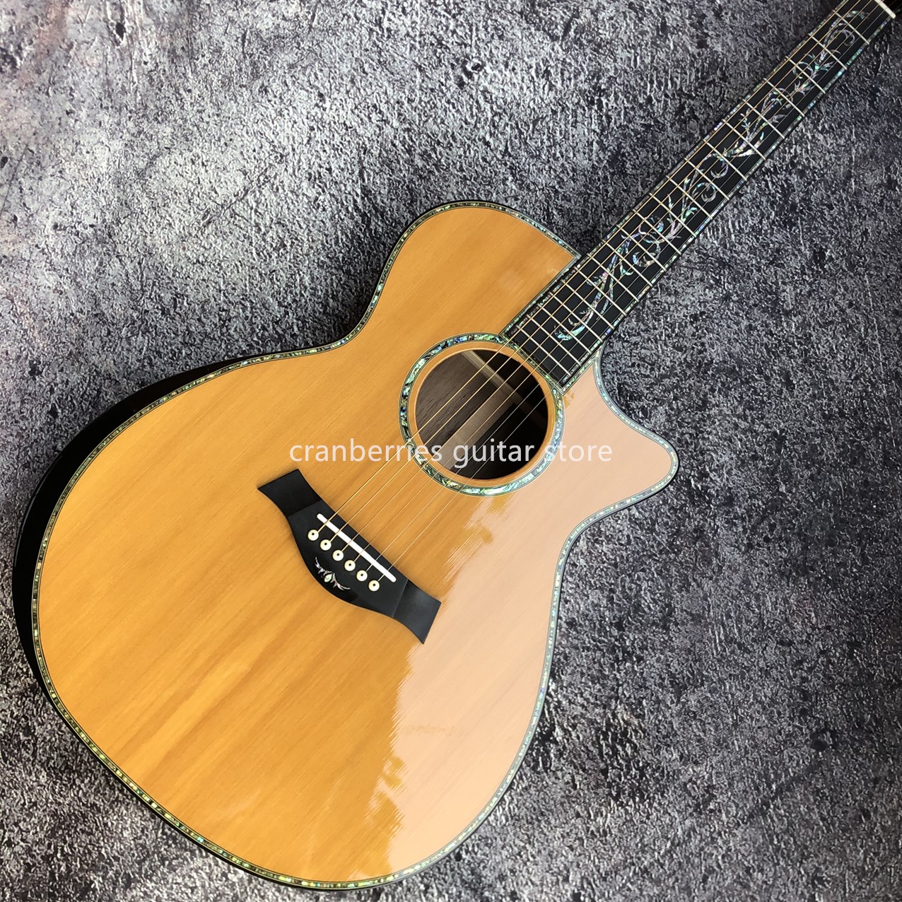 Chaylor SP14 Real abalone Acoustic Guitar, cedar top Sandalwood Back and sides,Good Quality 41" PS14ce model ,6 Strings,Real Abalone Inlay,
Chaylor SP14 Real abalone Acoustic Guitar, cedar top Sandalwood Back and sides,Good Quality 41" PS14ce model ,6 Strings,Real Abalone Inlay,