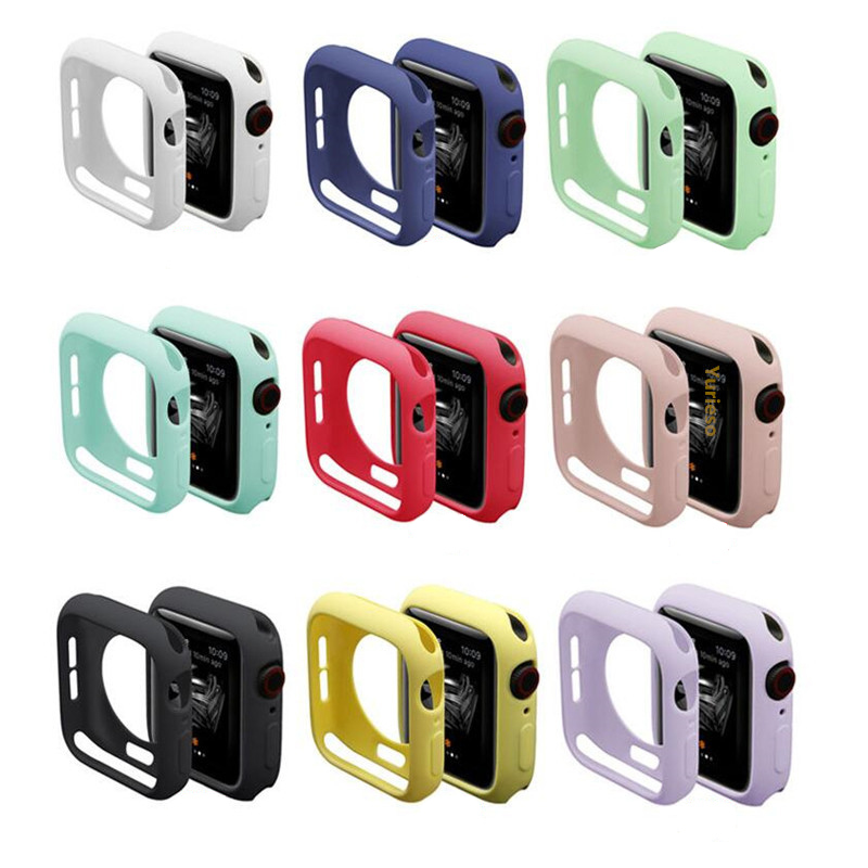 Colorful Soft Silicone Case for Ap Watch Series 1 2 3 4 Cover Full Protection Cases 42mm 38mm 40mm 44mm Band Accessories, Mix colors(or mark colors)
Colorful Soft Silicone Case for Ap Watch Series 1 2 3 4 Cover Full Protection Cases 42mm 38mm 40mm 44mm Band Accessories, Mix colors(or mark colors)