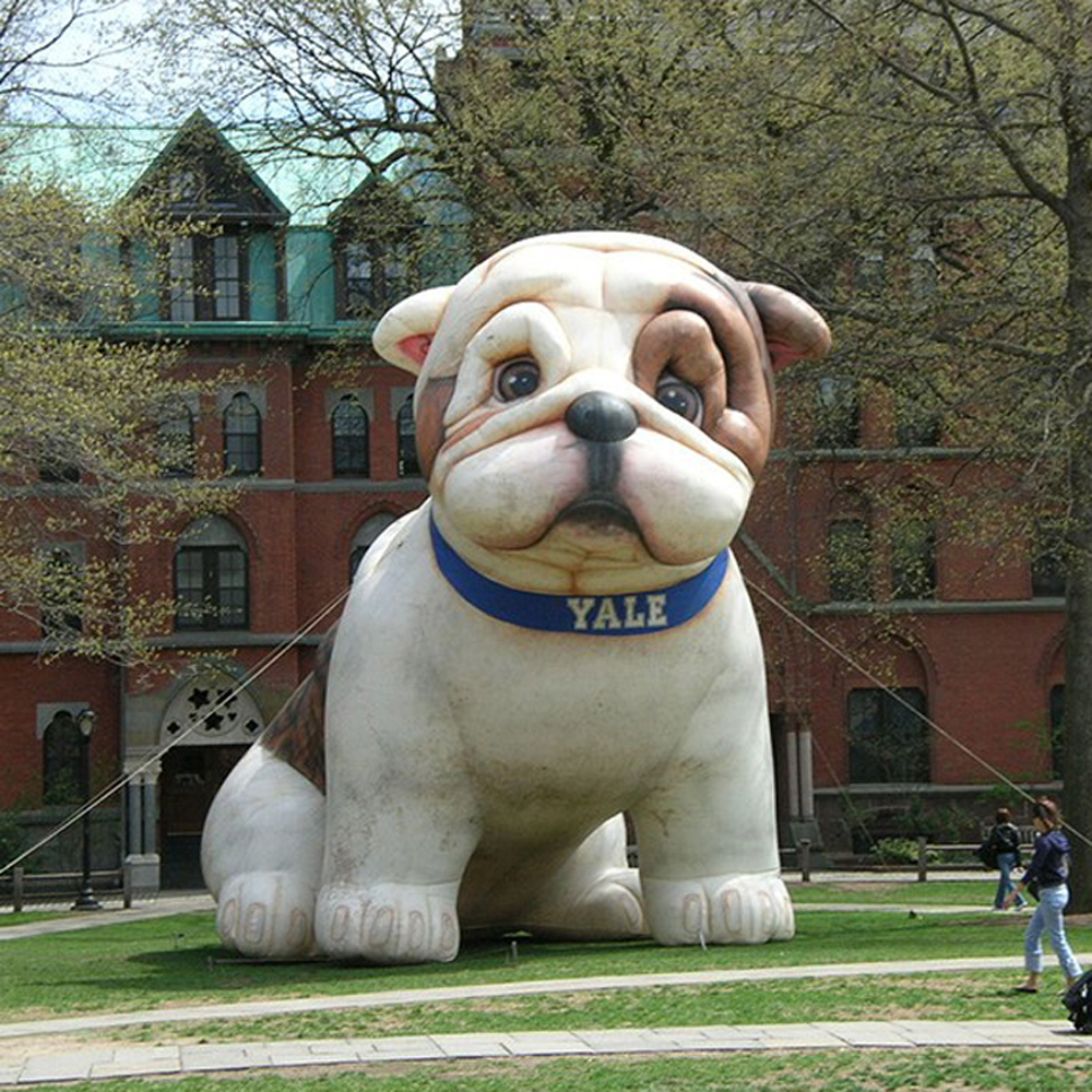 sale lifelike inflatable bulldog giant dog mascot balloon for zoo advertising