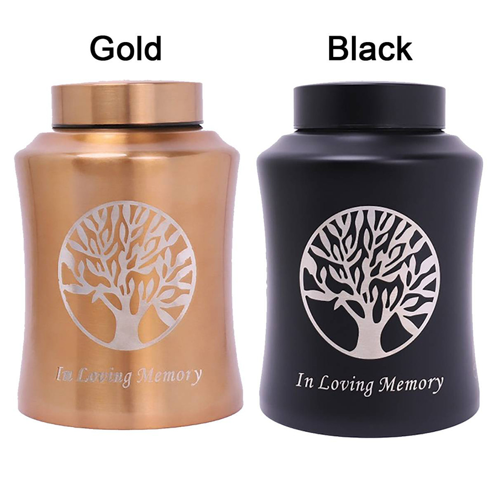 Wholesale stainless steel big tree pattern black/gold cremation urn pendant,Ashes jar souvenir,Cremation urn jar for pet storage ashes or hair
Wholesale stainless steel big tree pattern black/gold cremation urn pendant,Ashes jar souvenir,Cremation urn jar for pet storage ashes or hair