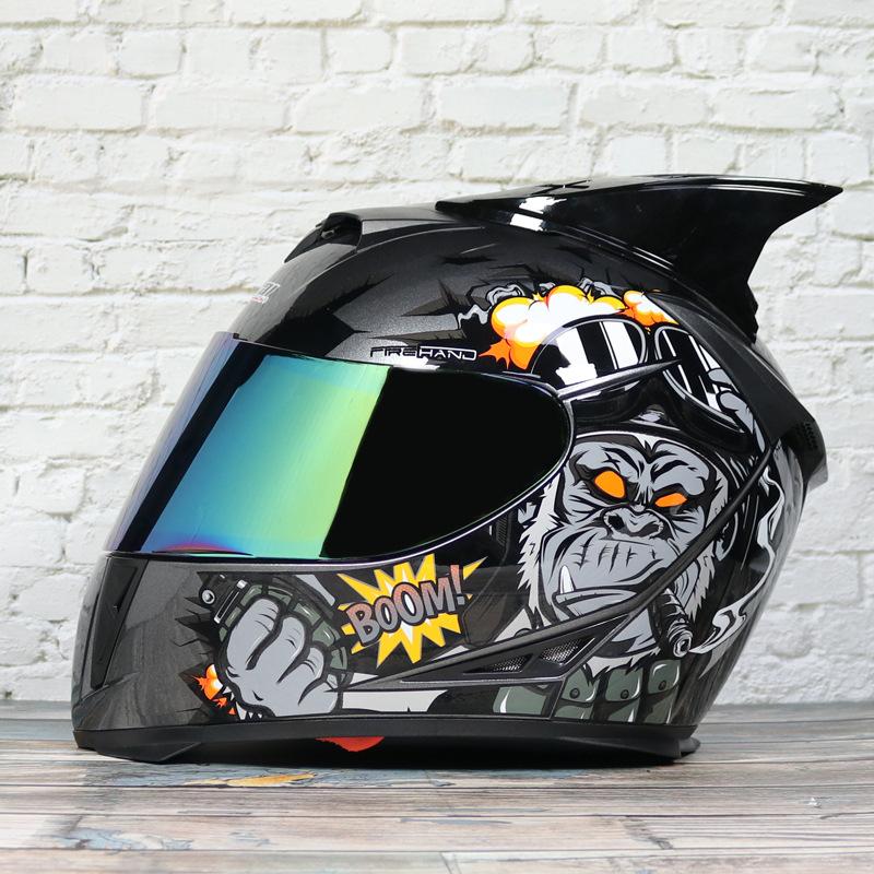 Motorcycle Helmets 2021 Latest Design Fashion Full Face Helmet Inner Sun Lens Motorbike ATV Dirt Bike Racing Capacete Moto Dot Approved
Motorcycle Helmets 2021 Latest Design Fashion Full Face Helmet Inner Sun Lens Motorbike ATV Dirt Bike Racing Capacete Moto Dot Approved