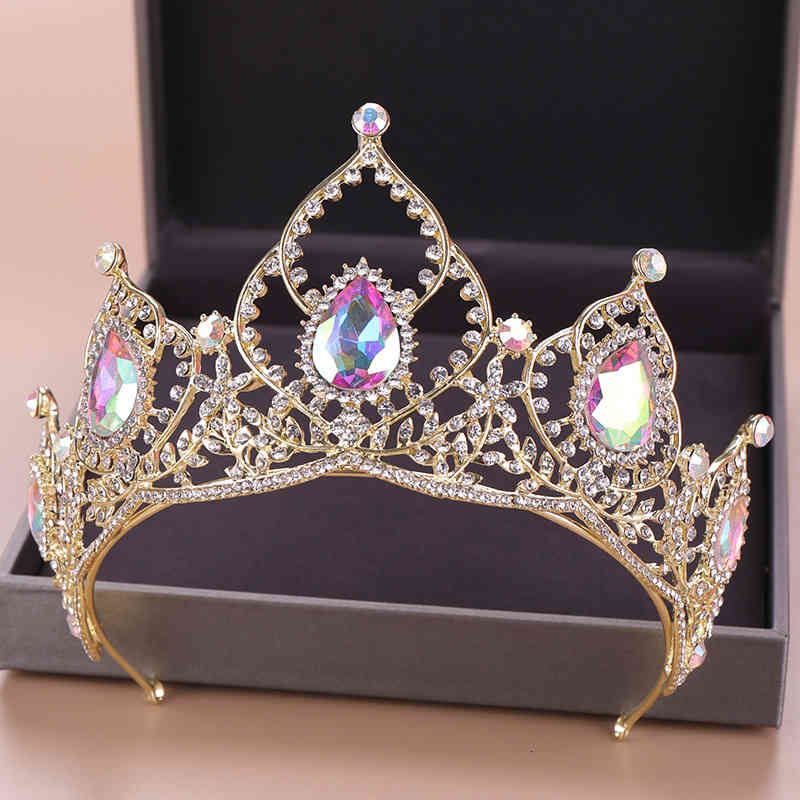 Wedding Hair Jewelry Accessories Bride's Crown Headdress Princess Headband Rhinestone Alloy Queen's