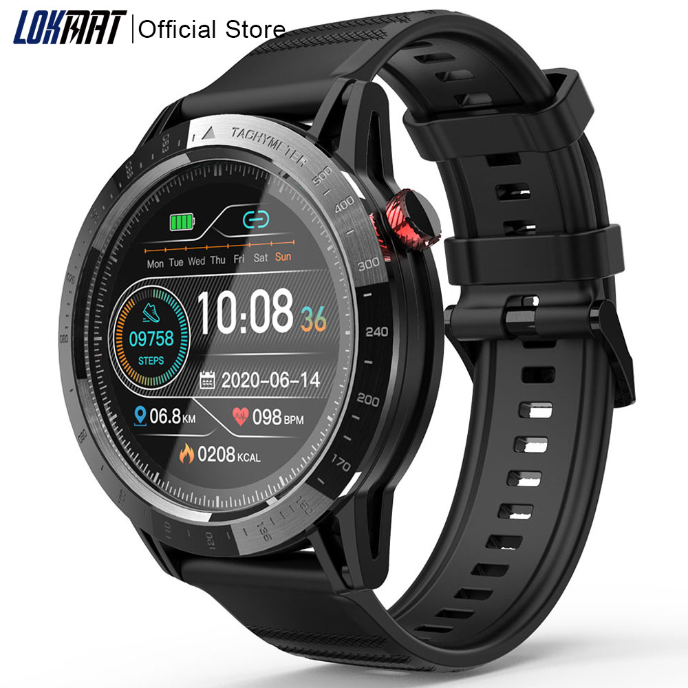 LOKMAT Comet 1.3Full Touch Screen Sport Smart Watch Heart Rate Waterproof Finess Tracker Smartwatch Men Women For Android iosg, Black
LOKMAT Comet 1.3Full Touch Screen Sport Smart Watch Heart Rate Waterproof Finess Tracker Smartwatch Men Women For Android iosg, Black