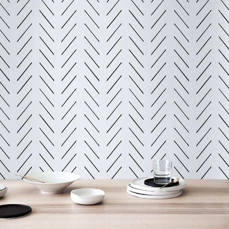 Wallpapers Modern Delicate Herringbone Wallpaper In Black And White, Scandinavian Design, Removable Non-woven PW200606011
Wallpapers Modern Delicate Herringbone Wallpaper In Black And White, Scandinavian Design, Removable Non-woven PW200606011