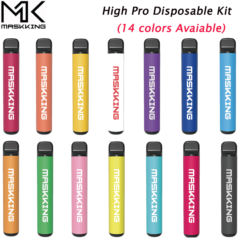 Maskking High Pro Disposable E-cigarette Device 1000 puffs 650mAh 3.5ml Cartridges Vape VS Air Bar Lux GT BANG XXL PUFF Authentic
Maskking High Pro Disposable E-cigarette Device 1000 puffs 650mAh 3.5ml Cartridges Vape VS Air Bar Lux GT BANG XXL PUFF Authentic