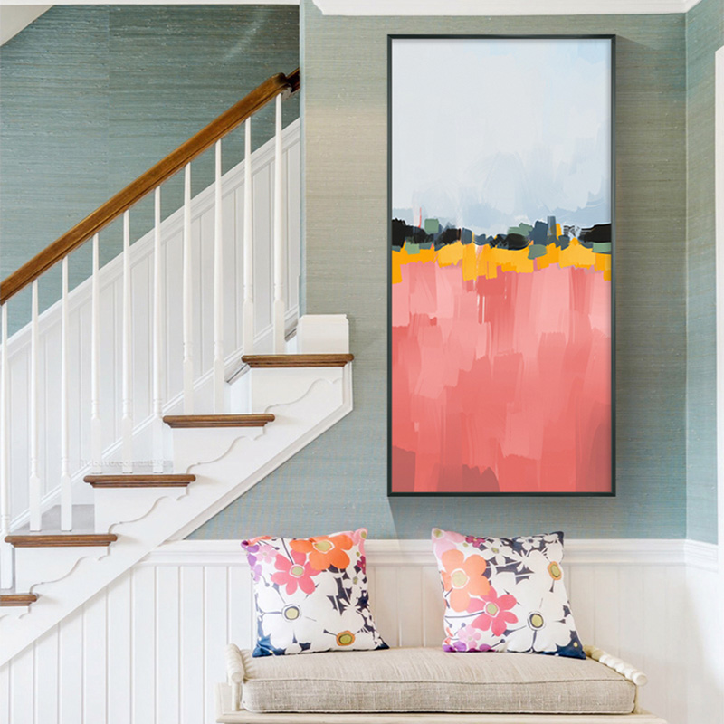 Abstract Colorful Landscape Canvas Painting Wall Art Pictures For Living Room Bedroom Entrance Decorative Picture