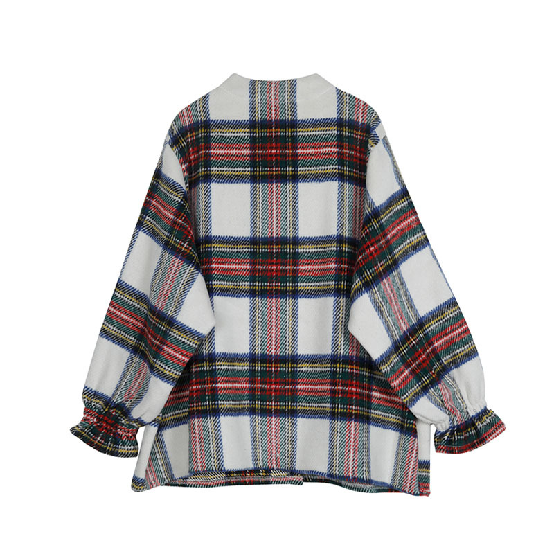 Vintage Women Patchwork Sweater Plaid Pullovers Tops Autumn Winter Long Sleeve Loose Korean Female Knitted Casual 210430