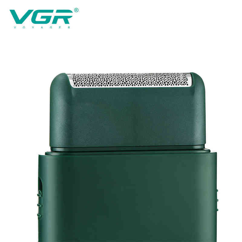 VGR Car Razor Portable Razor Male Electric Mini Razor Push White Reciprocating Shaving V-390 220112