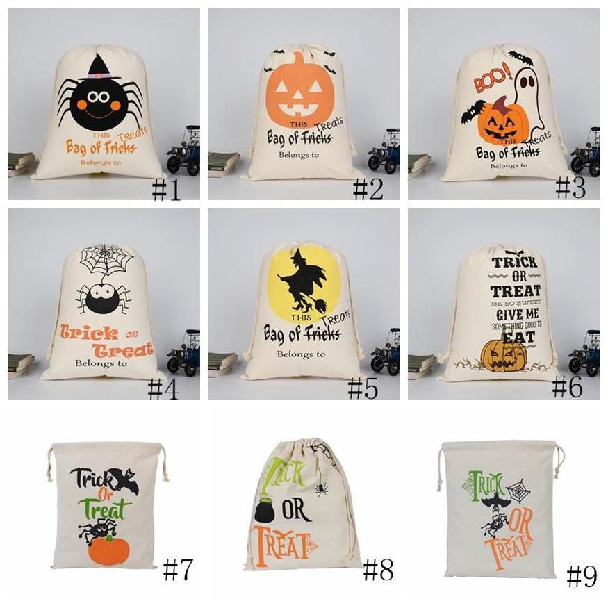 Christmas Halloween Candy Bag Gift Sack Treat or Trick Pumpkin Printed Canvas Bags Hallowmas Party Festival Drawstring Bag gyq
Christmas Halloween Candy Bag Gift Sack Treat or Trick Pumpkin Printed Canvas Bags Hallowmas Party Festival Drawstring Bag gyq