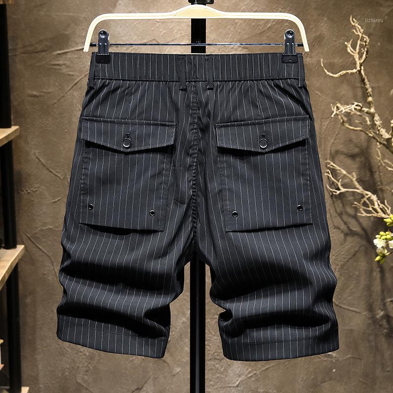 Men's Shorts 2021 Summer Quick-drying Striped Trousers Casual Trend Five-point Pants Overalls Thin Material High Elastic, Gray
Men's Shorts 2021 Summer Quick-drying Striped Trousers Casual Trend Five-point Pants Overalls Thin Material High Elastic, Gray