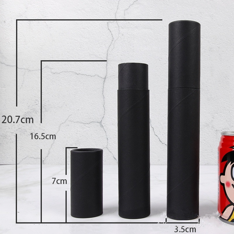 Black Kraft Paper Incense Tube Incense Barrel Small Storage Box for pencil Joss Stick Convenient Carrying LLE6896, Brown
Black Kraft Paper Incense Tube Incense Barrel Small Storage Box for pencil Joss Stick Convenient Carrying LLE6896, Brown