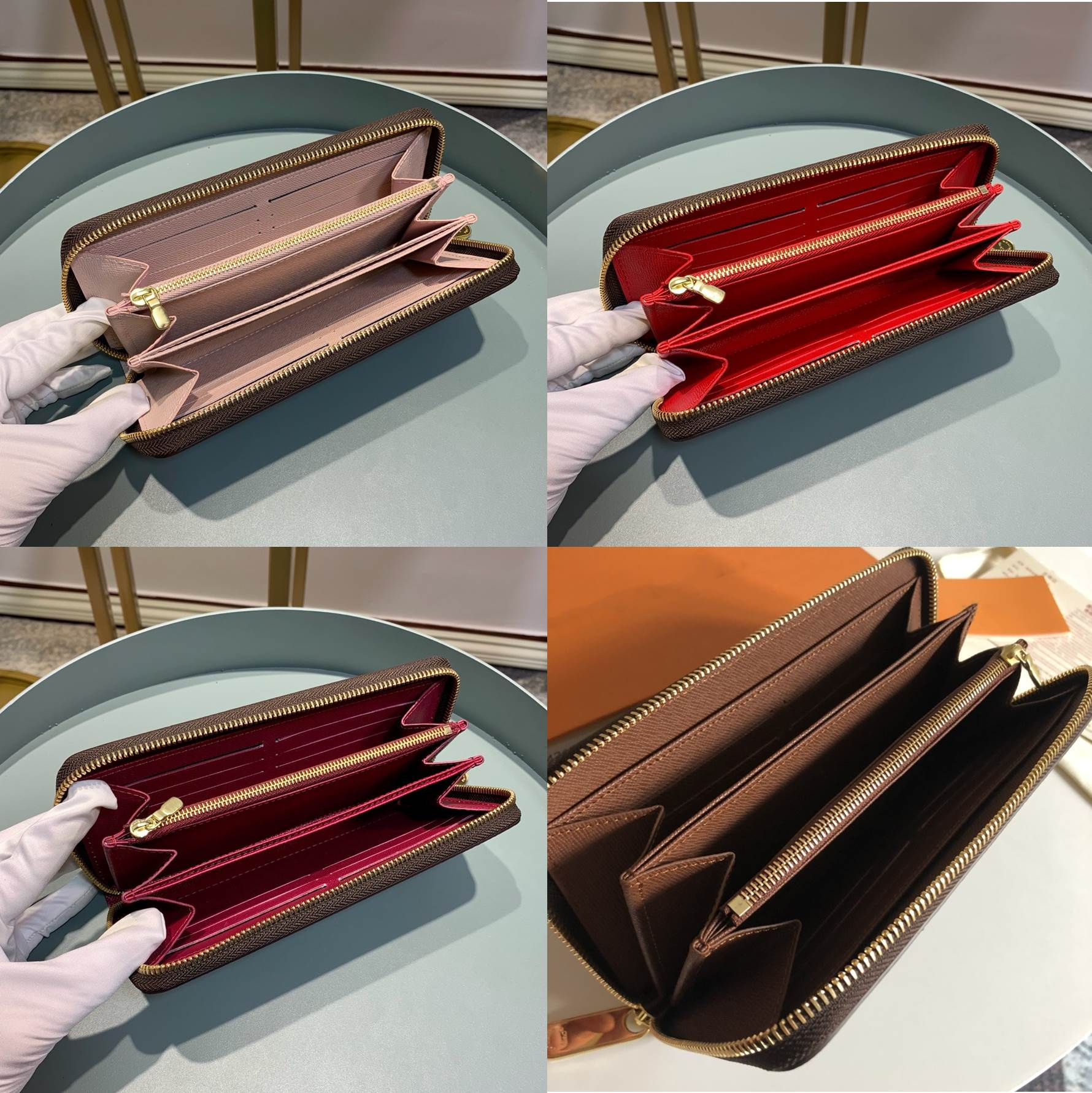 luxurys designer bags wallet Leather Canvas 12 Credit Slots Long Zipper Wallets Card Holder Purse Women Clutches Bag high quality M42616 M41894 M41895 M41896, Price difference
luxurys designer bags wallet Leather Canvas 12 Credit Slots Long Zipper Wallets Card Holder Purse Women Clutches Bag high quality M42616 M41894 M41895 M41896, Price difference
