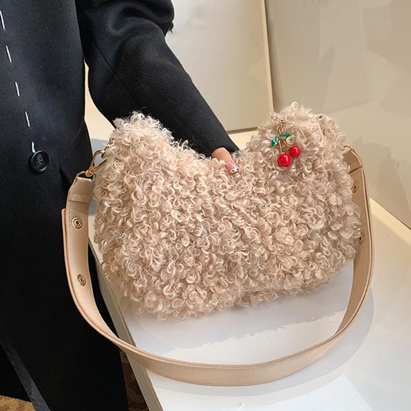 Evening Bags Women Lamb Wool Shoulder Crossbody Winter Plush Handbag Ladies Fluffy Casual Shopper Tote
Evening Bags Women Lamb Wool Shoulder Crossbody Winter Plush Handbag Ladies Fluffy Casual Shopper Tote
