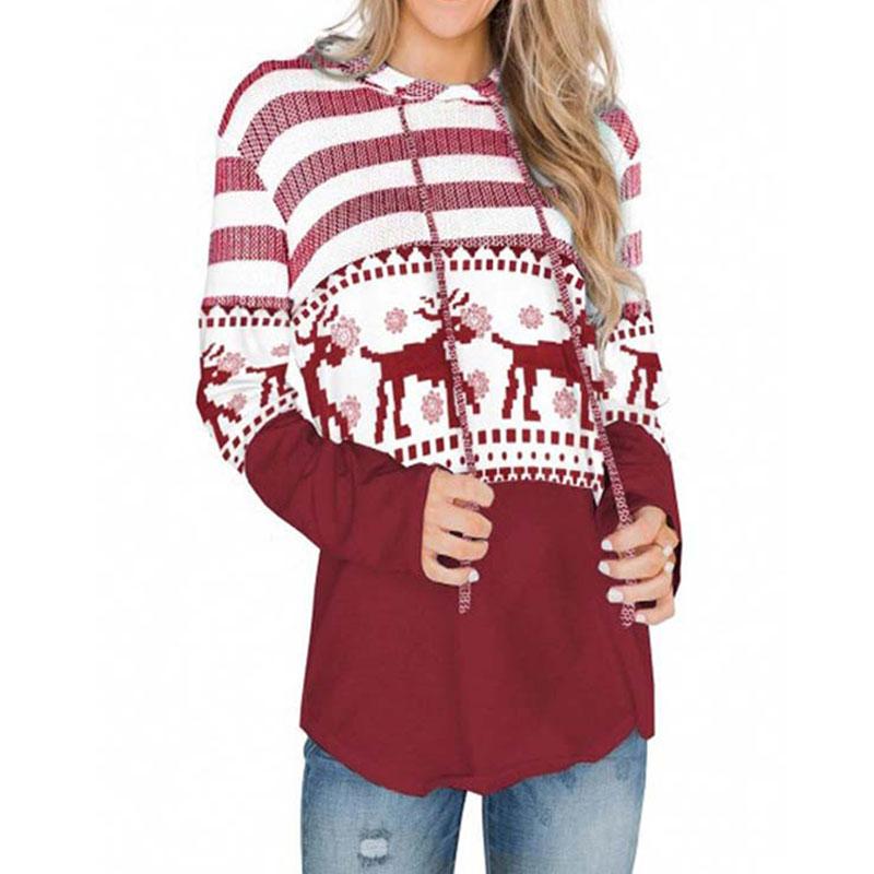 Women' Hoodies & Sweatshirts 2021 Autumn Christmas Hooded Sweatshirt Women Xmas Striped For Long Sleeve Winter Sweat-shirt, Deep blue
Women' Hoodies & Sweatshirts 2021 Autumn Christmas Hooded Sweatshirt Women Xmas Striped For Long Sleeve Winter Sweat-shirt, Deep blue