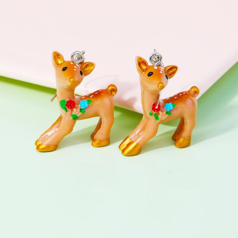 Dangle & Chandelier 2021 Korean Fashion Cute Cartoon Creative Fun Beautiful Three-dimensional Deer Ladies Earrings Pendant Jewelry Gift, Silver
Dangle & Chandelier 2021 Korean Fashion Cute Cartoon Creative Fun Beautiful Three-dimensional Deer Ladies Earrings Pendant Jewelry Gift, Silver