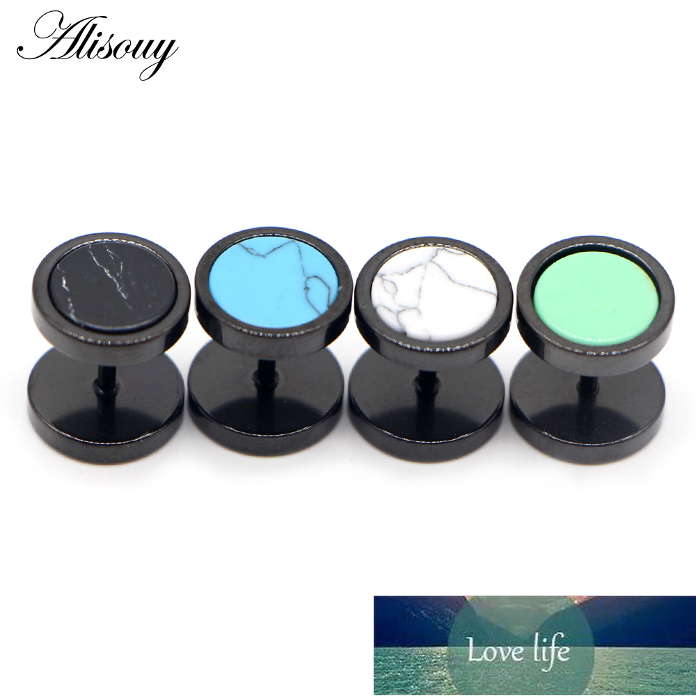 Alisouy 2pcs Stainless Steel Double Sided Round Stone Dumbbell Mens Women Screw Stud Barbell Piercing Earrings Fake Ear Plug Factory price expert design Quality
Alisouy 2pcs Stainless Steel Double Sided Round Stone Dumbbell Mens Women Screw Stud Barbell Piercing Earrings Fake Ear Plug Factory price expert design Quality