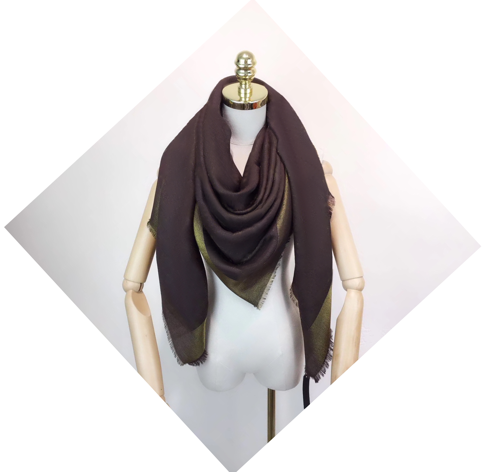 

2021 Fashion pashmina silk scarf check bandana women luxury design scarfs echarpe de luxe foulard infinity shawl ladies scarves size 140*140CM