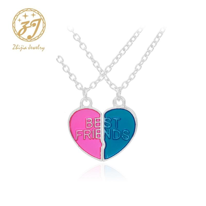 Pendant Necklaces Zhijia Friends BFF For 2 Heart Candy Color Friend Necklace Cute Friendship Jewelry Gifts
Pendant Necklaces Zhijia Friends BFF For 2 Heart Candy Color Friend Necklace Cute Friendship Jewelry Gifts