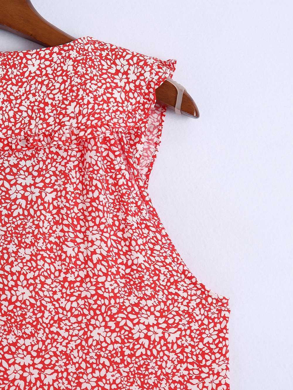 Women Midi Sundress Summer Fashion Sleeveless Female Loose Cami Dress in Print 210602