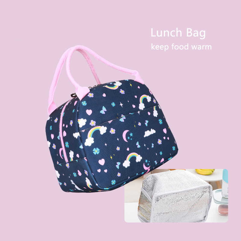 Beautiful Backpacks Girls School Bags Kids Bookbags Lunchbox Primary Student Backpack Waterproof 210809