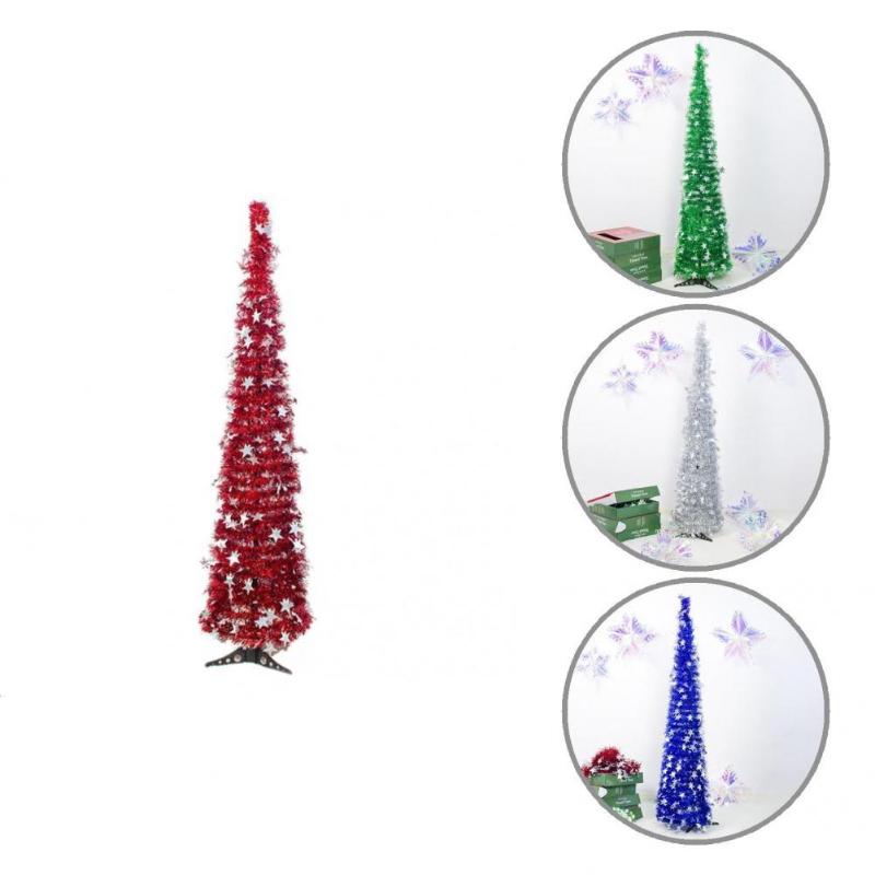 Christmas Decorations Collapsible Tree Eco-friendly PVC Shiny 1.5m Five-pointed Star Ornament Artificial Xmas
Christmas Decorations Collapsible Tree Eco-friendly PVC Shiny 1.5m Five-pointed Star Ornament Artificial Xmas