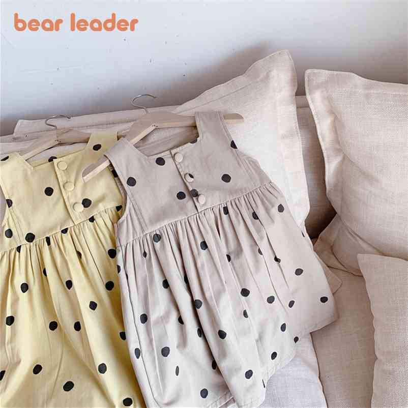 Girls Sleeveless Dresses Kids Baby Polka Dot Princess Dress Children Korean Style Clothing Casual Summer Vestidos 210429, Ah5288khaki
Girls Sleeveless Dresses Kids Baby Polka Dot Princess Dress Children Korean Style Clothing Casual Summer Vestidos 210429, Ah5288khaki