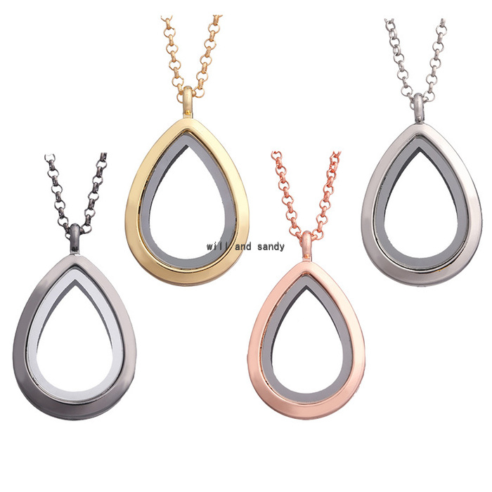 Gold Watter Drop Floating Locket Necklace Pendant Women Magnetic Living Memory Glass Openable Charm Locket Necklaces DIY jewelry will and sandy, Silver
Gold Watter Drop Floating Locket Necklace Pendant Women Magnetic Living Memory Glass Openable Charm Locket Necklaces DIY jewelry will and sandy, Silver