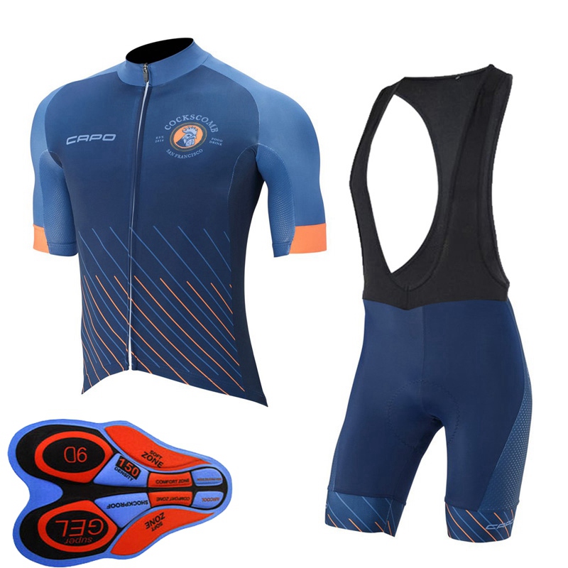 CAPO Team Cycling Jersey Summer Short Sleeve shirt /bib shorts set Maillot Ciclismo Bicycle Outfits Quick dry Bike Clothing 41513, 02
CAPO Team Cycling Jersey Summer Short Sleeve shirt /bib shorts set Maillot Ciclismo Bicycle Outfits Quick dry Bike Clothing 41513, 02