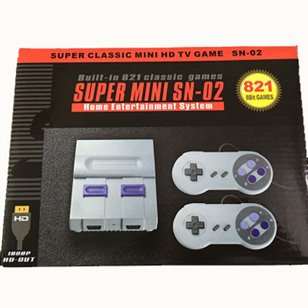 821 Portable Game Players 1080P HDTV TV-Out Video Handheld for SFC NES games consoles Children Family Gaming Machineree by sea shipping