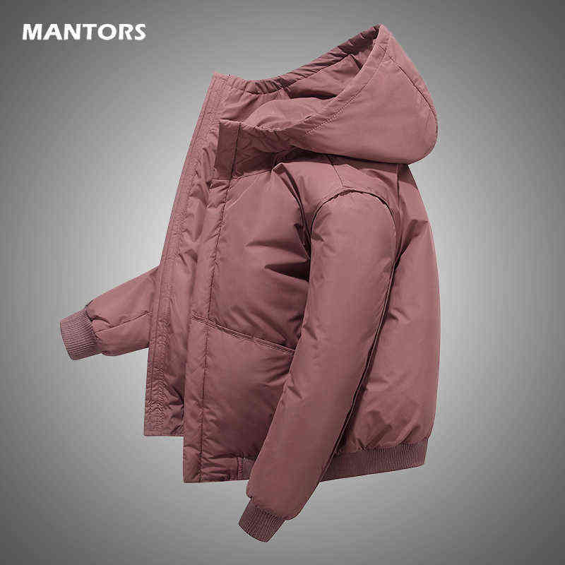 Men's Down Jacket Thicken Warm Puffer Jacket Men Coat 2021 Solid Color Winter Parkas Men Hooded Bomber Coat Casual Streetwear Y1103, Nyr02pink
Men's Down Jacket Thicken Warm Puffer Jacket Men Coat 2021 Solid Color Winter Parkas Men Hooded Bomber Coat Casual Streetwear Y1103, Nyr02pink
