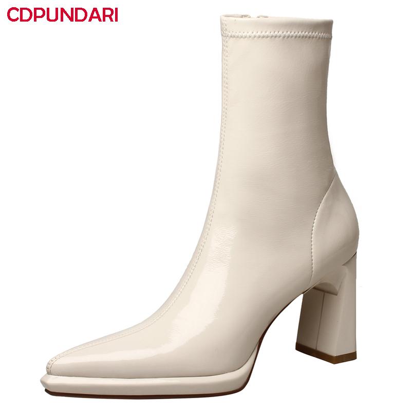 Boots Sexy Black White Stretch Fabric Small Platform Ankle For Women Spring Autumn High Heels Short Shoes Bottines Femme
Boots Sexy Black White Stretch Fabric Small Platform Ankle For Women Spring Autumn High Heels Short Shoes Bottines Femme