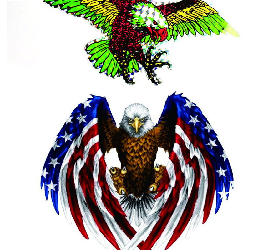 Vehicle Eagles Stickers Animal Graffiti Decals For Luggage Car Motorcycle Skateboard Laptop Front Cover Door Body Gift Decorate
