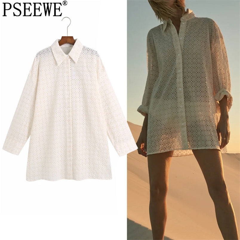Embroidery Long Shirt Women Cut Out Oversize Summer Top Woman Semi Sheer Sleeve Button Up Vintage Blouse 210519, Beige
Embroidery Long Shirt Women Cut Out Oversize Summer Top Woman Semi Sheer Sleeve Button Up Vintage Blouse 210519, Beige