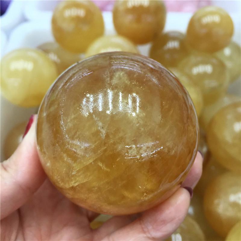 Decorative Objects & Figurines 50-70mm Natural Iceland Spar Crystal Stone Yellow Calcite Ball Sphere Healing Home Decoration Lovers Gifts
Decorative Objects & Figurines 50-70mm Natural Iceland Spar Crystal Stone Yellow Calcite Ball Sphere Healing Home Decoration Lovers Gifts