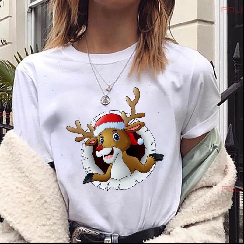 Cute Women Tops Santa Claus and Reindeer Print T Shirt Loose Size Casual All Seasons Suitable Harajuku Christmas Ladies Tee, White
Cute Women Tops Santa Claus and Reindeer Print T Shirt Loose Size Casual All Seasons Suitable Harajuku Christmas Ladies Tee, White