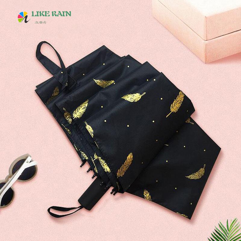Umbrellas LIKE RAIN Gold Blocking Feather Umbrella 2021 Fresh Sun And Fold Women 8 Rib Windproof Beach UBY04
Umbrellas LIKE RAIN Gold Blocking Feather Umbrella 2021 Fresh Sun And Fold Women 8 Rib Windproof Beach UBY04