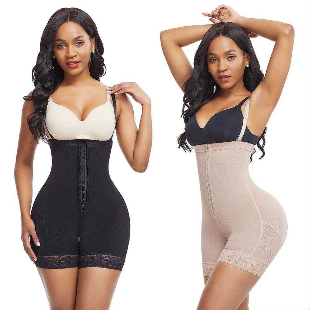 Lover Beauty Plus Size Shapewear Butt lifter Bodysuits Waist Trainer Corset Tummy Control Panties Women Postpartum Body Girdle T200824