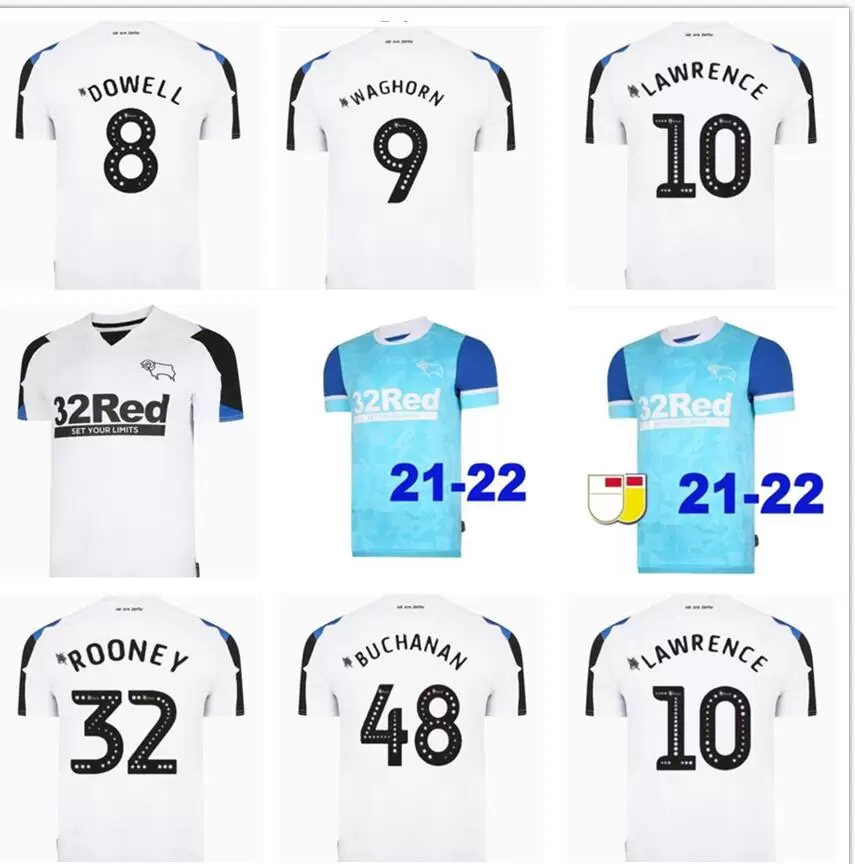 21 22 Derby County soccer jerseys home away rooney 2021 2022 camisetas de fútbol MARRIOTT LAWRENCE WAGHORN football shirts
21 22 Derby County soccer jerseys home away rooney 2021 2022 camisetas de fútbol MARRIOTT LAWRENCE WAGHORN football shirts