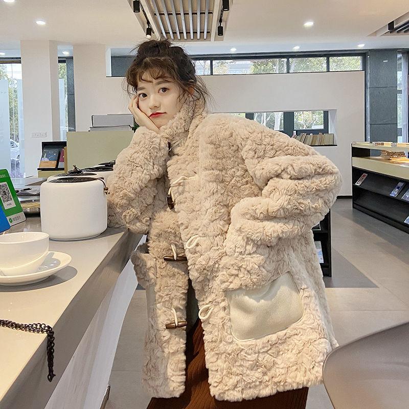 Women's Fur & Faux Women 2021 Autumn Winter Thicken Warm Coats Female Lamb Plush Jackets Ladies Long Stand Collar Outwear R723, Black
Women's Fur & Faux Women 2021 Autumn Winter Thicken Warm Coats Female Lamb Plush Jackets Ladies Long Stand Collar Outwear R723, Black