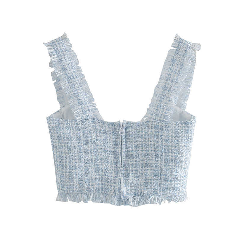 Klacwaya Tops For Women Fashion Halter Top Neck Women'S Tube Top With Open Shoulders Egirl Clothes Aesthetic Omighty Tank Top 210625