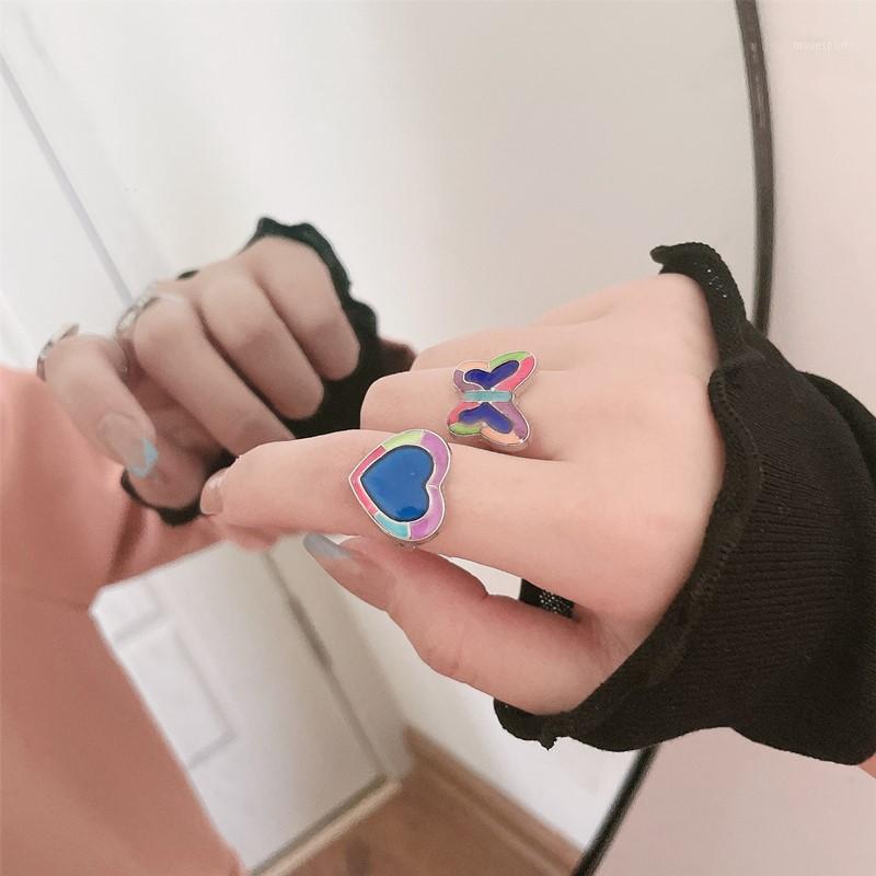 Cluster Rings Temperature Sensing Color-Chang Ring Cool Girl Bungee Club Love Butterfly Finger Luminous Sense For Women Party1
Cluster Rings Temperature Sensing Color-Chang Ring Cool Girl Bungee Club Love Butterfly Finger Luminous Sense For Women Party1