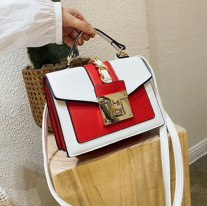 wholesale women handbag contrast shoulder Messenger bag personality gold buckle womens shoulders bags Joker color matching leather fashion handbags
wholesale women handbag contrast shoulder Messenger bag personality gold buckle womens shoulders bags Joker color matching leather fashion handbags