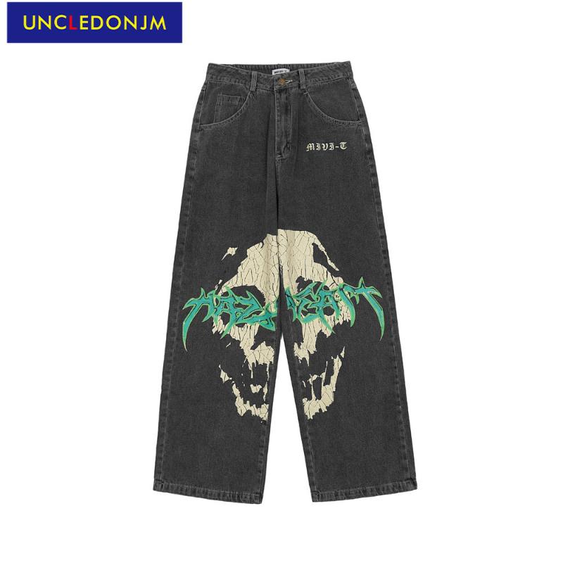Skeleton Printed Jeans Men Designer For Distressed Denim 2021 Streetwear Women U2006-4 Men's, Black
Skeleton Printed Jeans Men Designer For Distressed Denim 2021 Streetwear Women U2006-4 Men's, Black