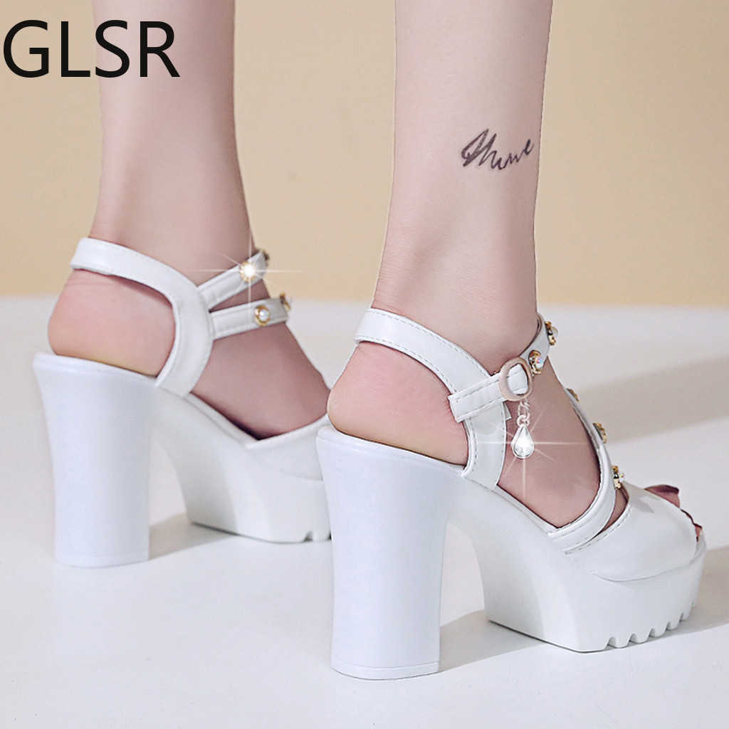 Women Ladies Fashion Crystal Solid Peep Toe Buckle Casual Shoes Sandals sandals high heels women sandals platform high heels Y0721, Black
Women Ladies Fashion Crystal Solid Peep Toe Buckle Casual Shoes Sandals sandals high heels women sandals platform high heels Y0721, Black