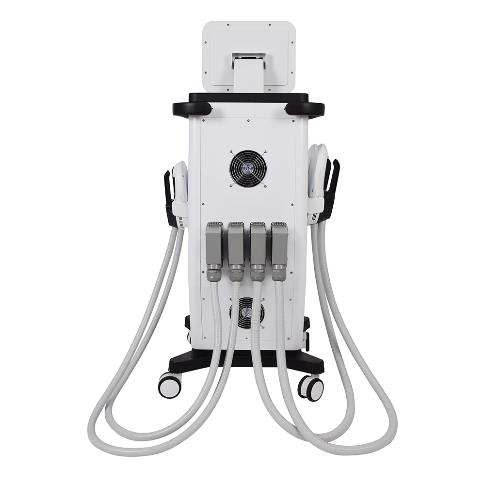 Salon 7 Tesla Emt EMS 4 Handles Hiems Emslim Cellulite Reduction Build Muscle Burn Fat Electric Muscle Stimulator Body Sculpting Hiemt Machine
