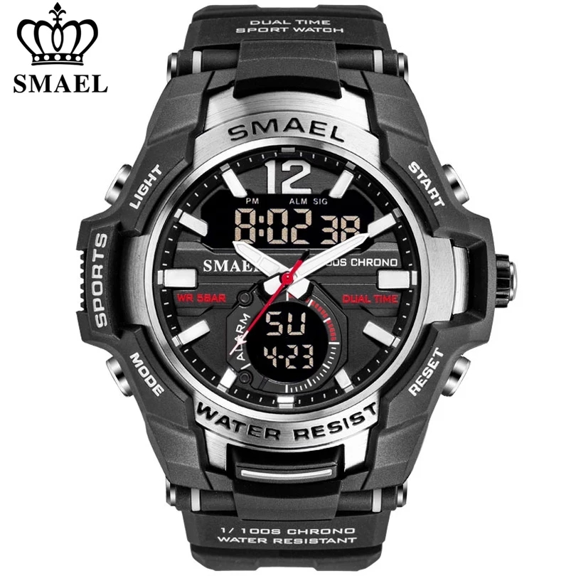 SMAEL 2021 Men Watches Fashion Sport er Cool Quartz LED Digital Watch 50M Waterproof Wristwatch Mens Clock Relogio Masculinog, Black rose gold
SMAEL 2021 Men Watches Fashion Sport er Cool Quartz LED Digital Watch 50M Waterproof Wristwatch Mens Clock Relogio Masculinog, Black rose gold