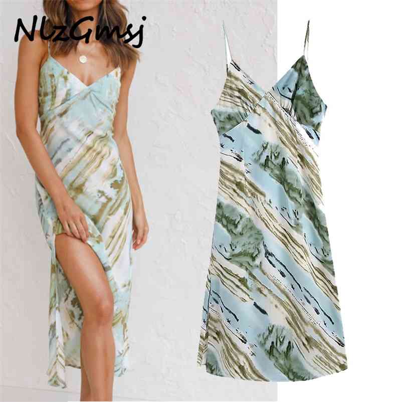 Dres Sexy Sling V Neck Sleeveless Side Slits A-line Midi Summer Lady Backless Vestido 04 210628, As picture
Dres Sexy Sling V Neck Sleeveless Side Slits A-line Midi Summer Lady Backless Vestido 04 210628, As picture