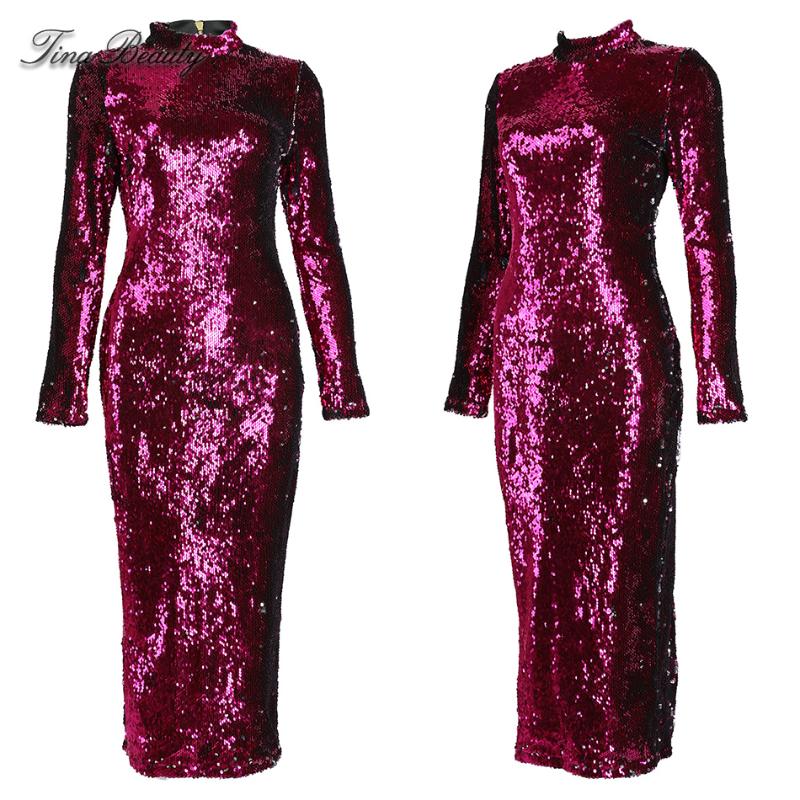 Casual Dresses High Neck Long Sleeve Sequin Dress Glitter Stretch Back Split Bodycon Womens Gradient Shinning Vestidos, Black
Casual Dresses High Neck Long Sleeve Sequin Dress Glitter Stretch Back Split Bodycon Womens Gradient Shinning Vestidos, Black